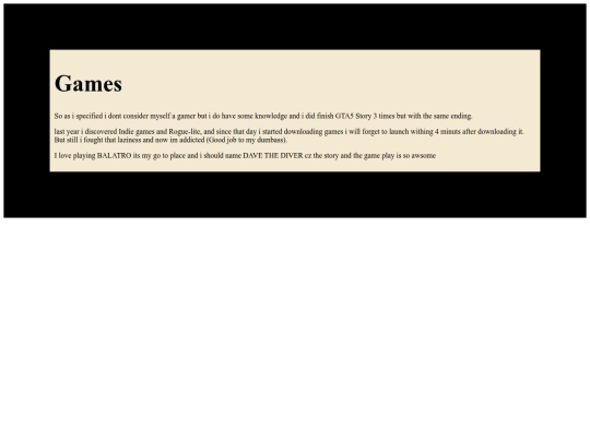 games screenshot