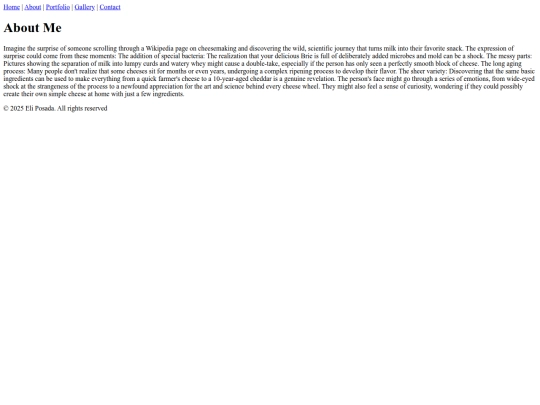 aboutme screenshot