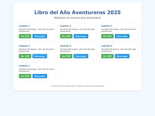 libro-aventureros screenshot