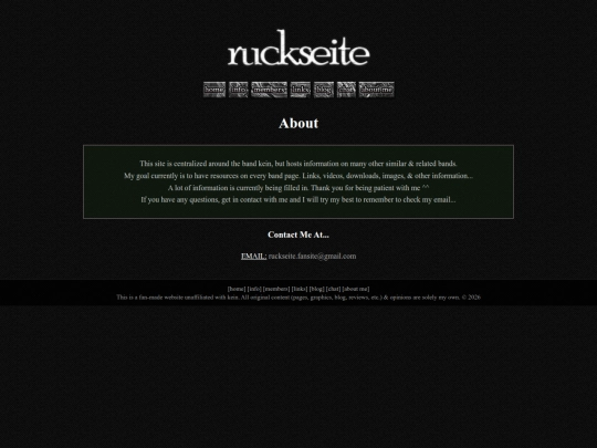 aboutme screenshot
