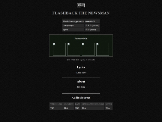 discography/flashbackthenewsman screenshot
