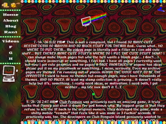 Rant screenshot
