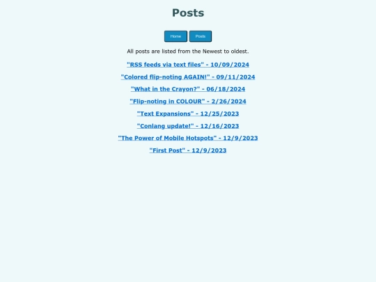 dsblog/posts screenshot