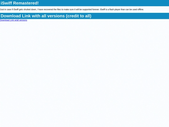iswiff screenshot