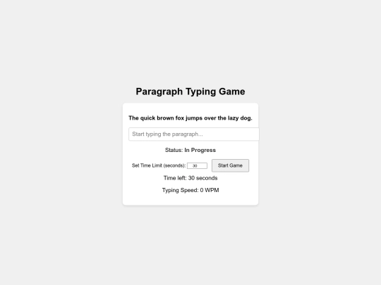 typing screenshot