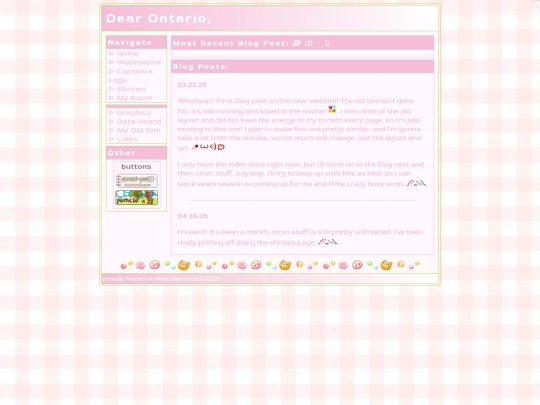 blog screenshot