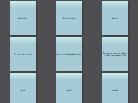 cards screenshot