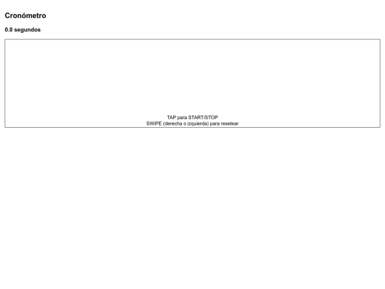 Cronometro_tactil screenshot