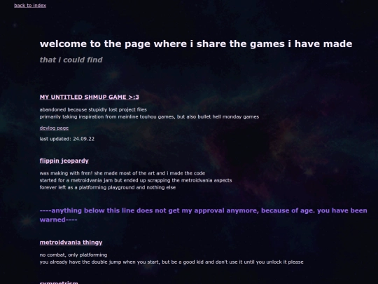 games screenshot