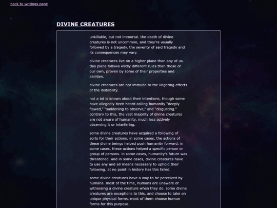 writings/DIVINE-CREATURES screenshot