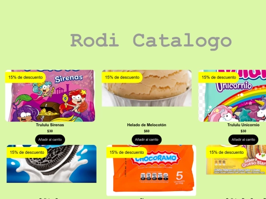 Catalogo/Index screenshot