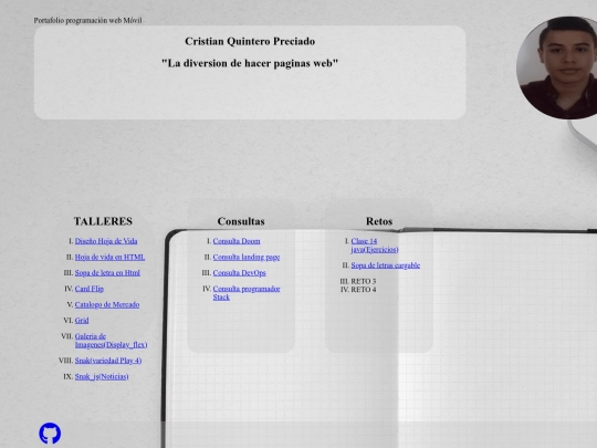 index screenshot