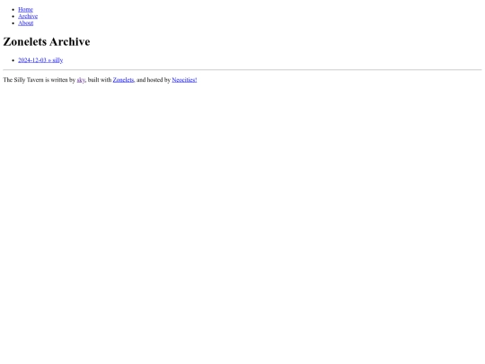 archive screenshot