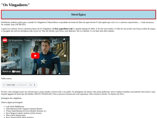 HTML/ving screenshot