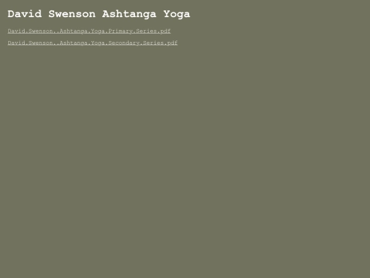 index screenshot