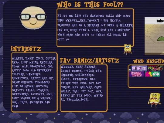 ABOUT screenshot
