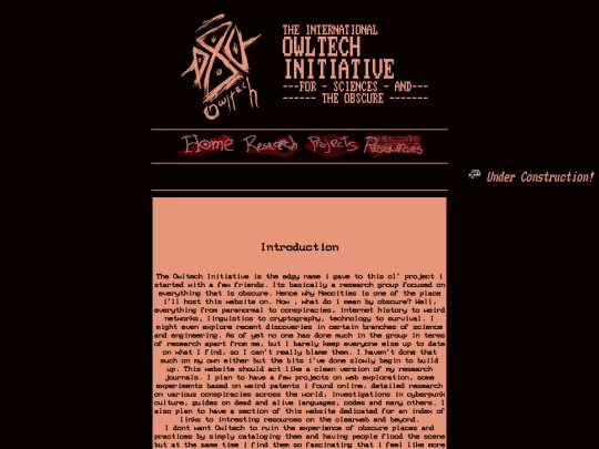 index screenshot
