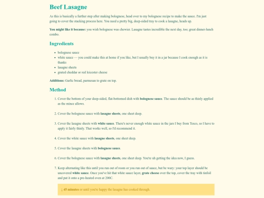 beef-lasagne screenshot