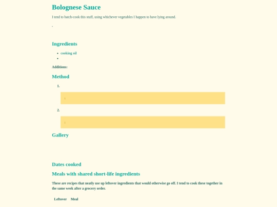 bolognese screenshot