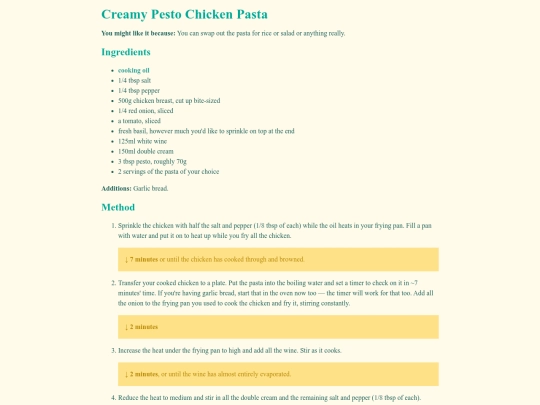 creamy-pesto-chicken-pasta screenshot