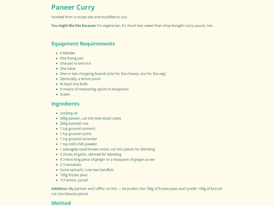 paneer-curry screenshot