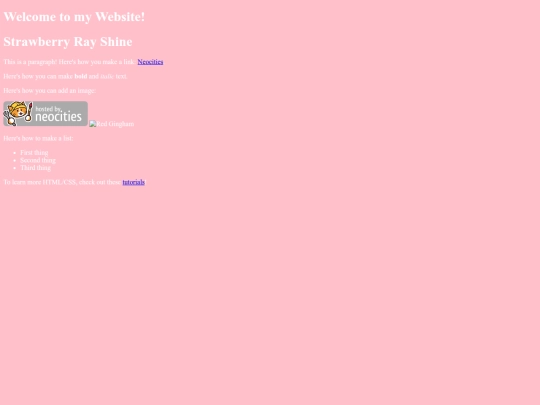 index screenshot