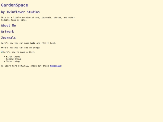 index screenshot