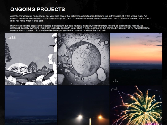 music/ongoing_projects screenshot