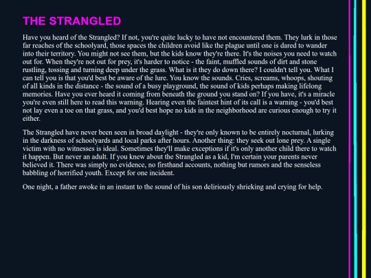 strangled screenshot