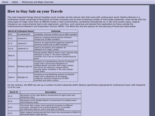 destiny-alduran travel guide/safety screenshot