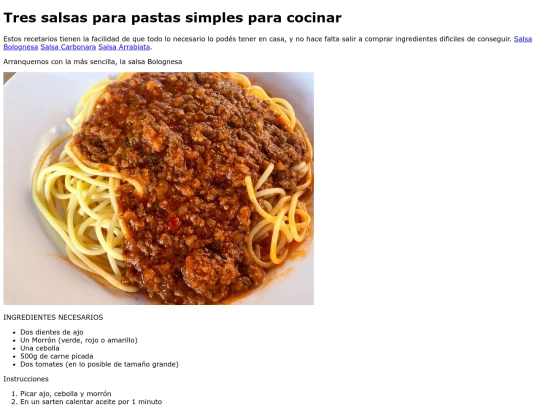 Recetarioo screenshot
