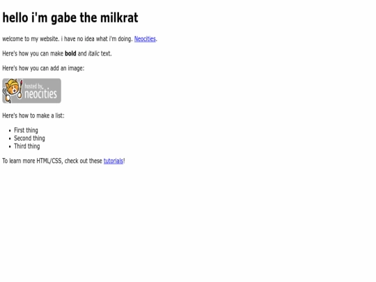 index screenshot