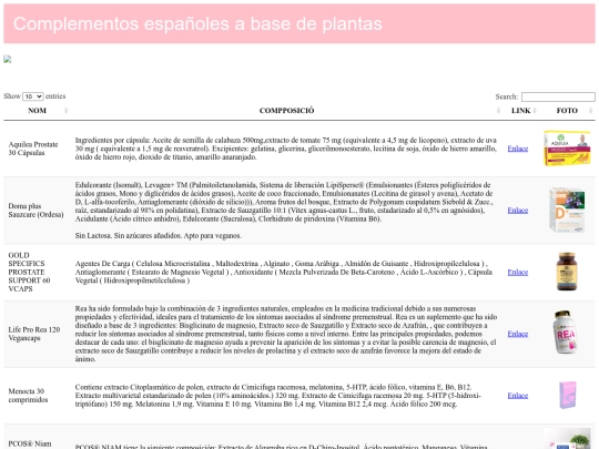 complementos screenshot