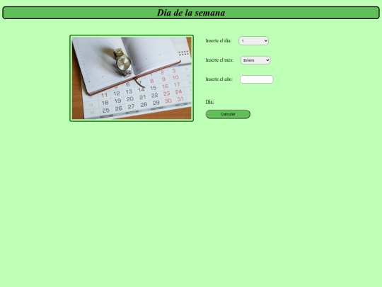 Ejercicio2Fecha screenshot