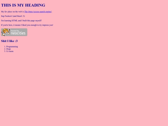 index screenshot