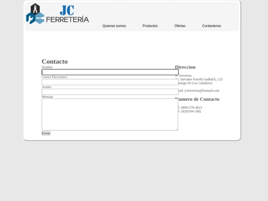 todo/contacto screenshot