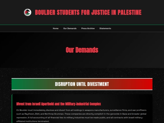 demands screenshot
