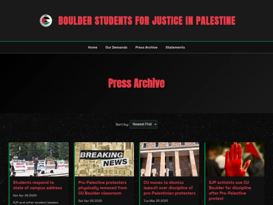 pressarchive screenshot