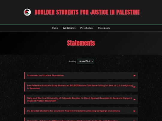 statements screenshot