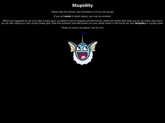 Stupidity screenshot