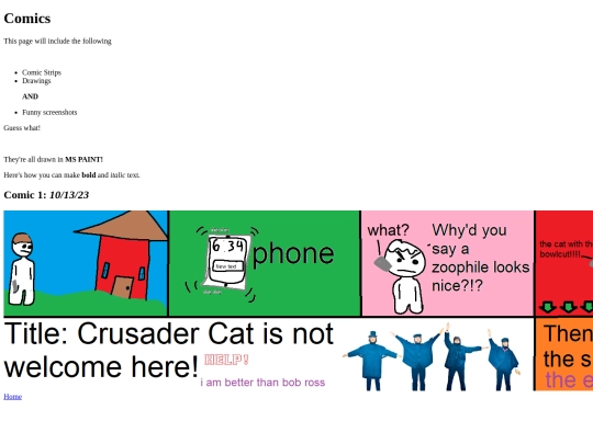 comics screenshot