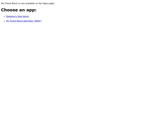 apps screenshot