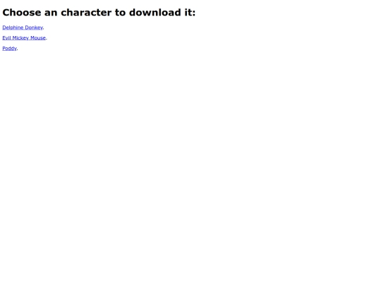 characters screenshot