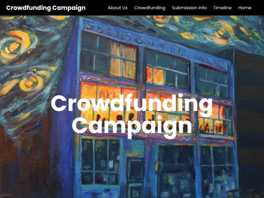crowdfunding screenshot