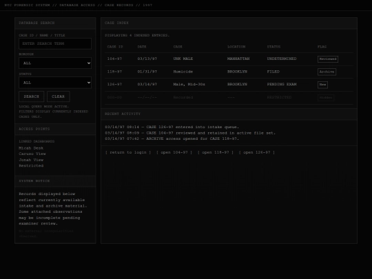 database screenshot