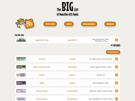 index screenshot
