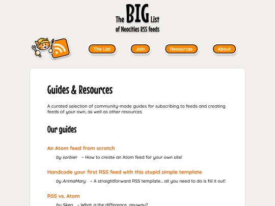 resources screenshot