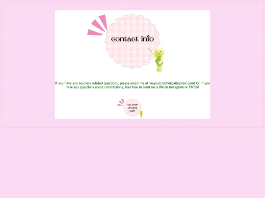 contact info! screenshot
