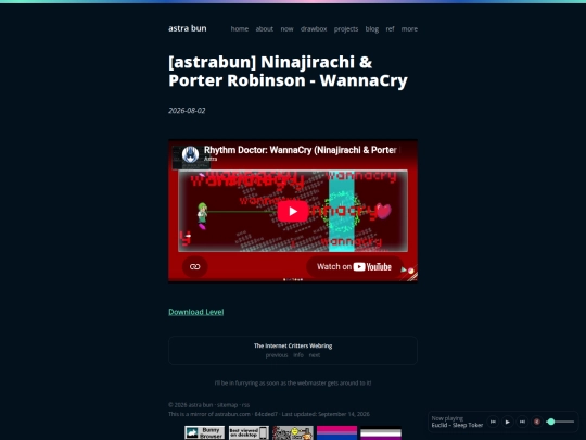 games/saves/rhythm-doctor/2026-08-02-astrabun-ninajirachi-and-porter-robinson-wannacry screenshot