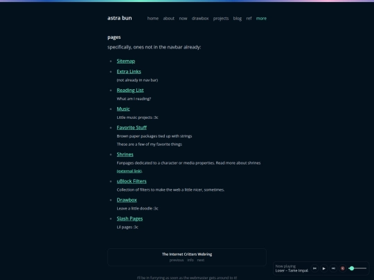 pages screenshot
